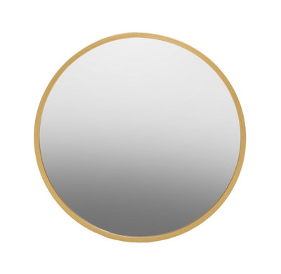 B&Q -  Saska Gold Finish Wall Mirror