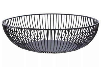 Orsina Emery Fruit Bowl With Matte Black Frame from B&Q