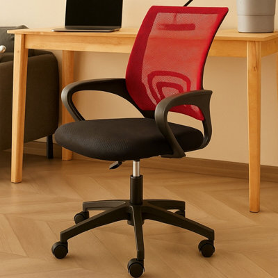 Orsina Red Adjustable Office Chair from B&Q