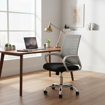Orsina Grey Adjustable Office Chair from B&Q