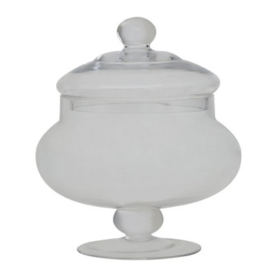 Orsina Versatile Clear Glass Candy Small Storage JarElegant Storage Jar For KitchenFunctional Glass Container from B&Q