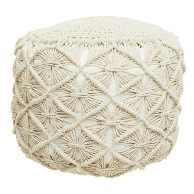 Orsina West Village Tufted Pouffe from B&Q