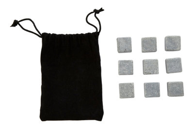 Orsina Unisex Grey Wilson Set Of 9 Granite Ice Rocks In - Image 4