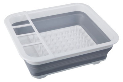 Orsina Collapsible Dish Rack,foldable Drying Rack,space-Saving Kitchen Drainer,multipurpose Folding Dish Rack from B&Q