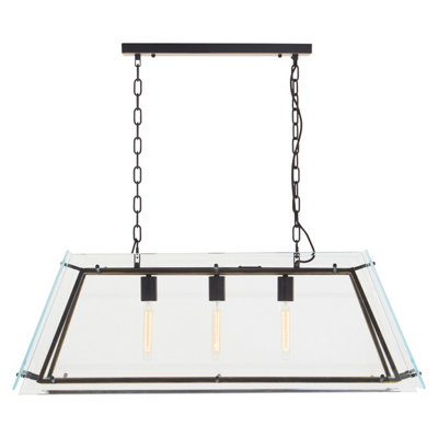 Orsina Black Finish Pendant Light from B&Q