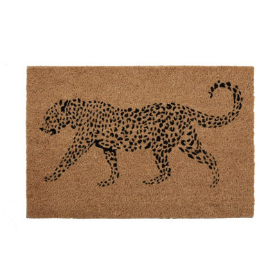 Orsina Leopard Print Pattern Doormat