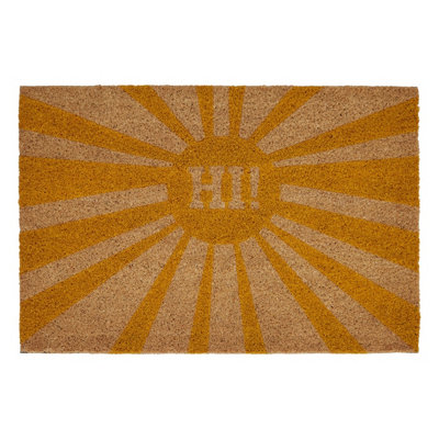 Orsina Hi Printed Text Coir Door Mat