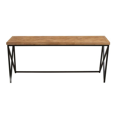 Orsina Kickford Coffee Table  With Black Iron Frame from B&Q