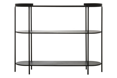 Premier Housewares Interiors By Premier Console TableBlack Console Table With Glass TopGlass And Metal Console TableThree Tier Hallway Table from B&Q