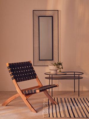 Orsina Rectangular Wall MirrorWall Mirror With Bevelled EdgesModern Wall Mirror For Living Room And Hallway from B&Q