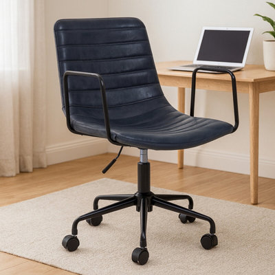 Orsina Comfortable Grey Home Office ChairErgonomic Work From Office ChairMovable Ergonomic Chair For Bedroom from B&Q