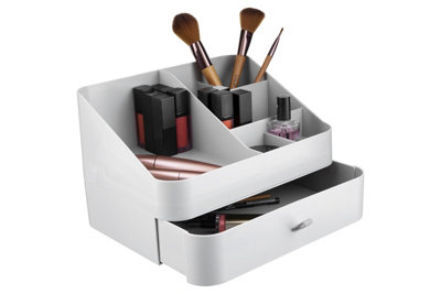 Orsina Ample Storage Six Compartment Cosmetics OrganiserElegant Makeup OrganiserVersatile Makeup Organizer from B&Q