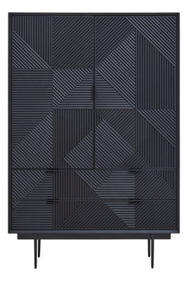 Orsina Black Finish Wooden Cabinet from B&Q