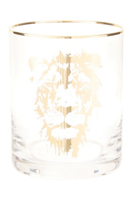 Orsina Versatile Lion Curved TumblerComfortable Grip Tumbler For PartiesEasy Sipping Restaurant Tumbler from B&Q