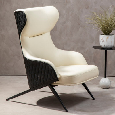 Orsina Ivory Upholstered Arm Chair from B&Q