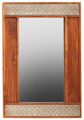 Orsina Acacia Wood Wall Mirror