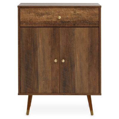 Orsina Functional Two Door One Drawer CabinetVersatile And Contemporary Bedside CabinetCompact Storage Unit from B&Q