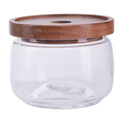 Orsina Stylish Multipurpose 560Ml Storage JarDurable Glass Jar With Lid For CounterAirtight Storage Jars from B&Q