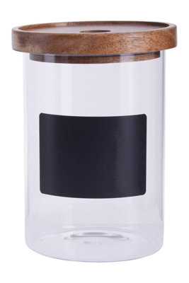 Orsina Stylish Multipurpose Chalkboard 950Ml Storage JarDurable Jar With Lid For CounterAirtight Storage Jars from B&Q