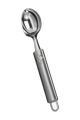 Orsina Satin Gadget Ice Cream Scoop With Hanging Loop,ice Cream Server For Home,robust Ice Cream Dipper For Sorbet from B&Q