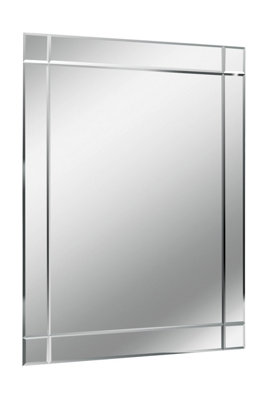 Orsina Milania Etched Border Mirror from B&Q