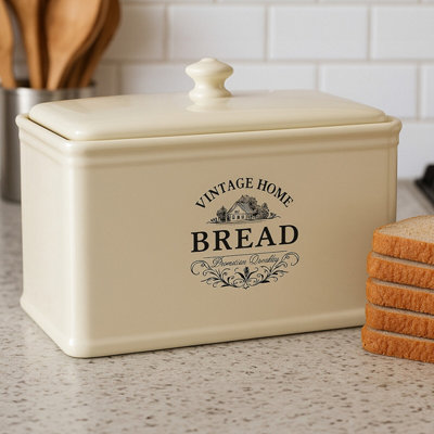Orsina Vintage Home Cream Bread Crock from B&Q