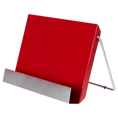 Orsina Red Enamel Recipe Stand from B&Q