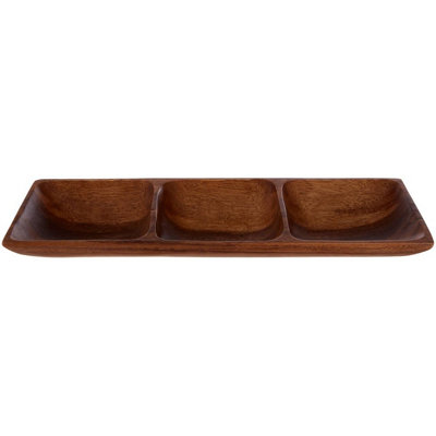 Orsina Kora Three Section Rectangular Serving Dish from B&Q