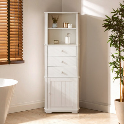 Orsina Versatile Design Corner UnitContemporary Shelf Unit For Living RoomDurable Design Corner Sleek Unit from B&Q