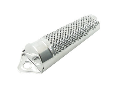 Orsina Durable Stainless Steel Fine GraterInnovative Cone Design Cheese GraterConvenient Flip Lid Round Grater from B&Q