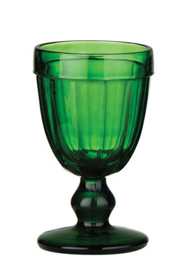 Orsina Glass Green Coloured Sundae Goblet from B&Q