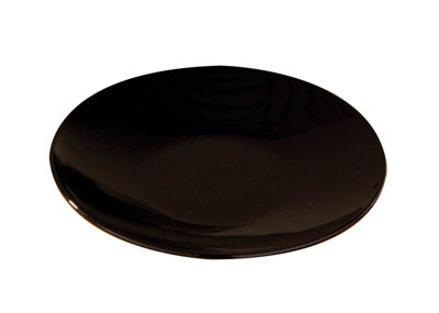 Orsina Domus Black Ceramic Side Plate from B&Q