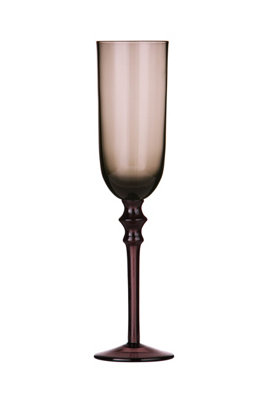 Orsina Elegant Set Of Four Purple Champagne GlassesPractical Champagne GlassesDurable Drink Glasses For House from B&Q