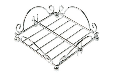 Orsina Helix Chrome Wire Napkin Holder from B&Q