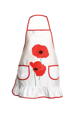 Orsina Poppy Cooking Kitchen Apron from B&Q