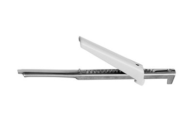 Premier Housewares Interiors By Premier Versatile Chrome Jar Opener With White Handle, Nostalgic Jar Opener For Kitchen, Dishwasher Safe Jar Opener