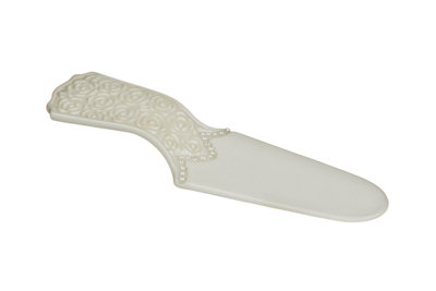 Rackhams Cream Georgia Cake Slice Server With Diamante - Image 4