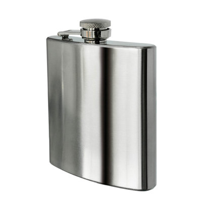 Orsina 8Oz Hip Flask For MenStainless Steel  Mouth Flask Pocket Hip FlaskPortable Whiskey Flask from B&Q