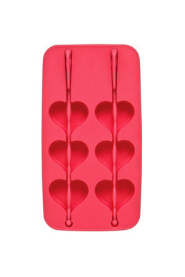 Orsina Hearts Shaped Ice Cube TrayUnique Ice Cube TrayThermoplastic Rubber Ice Freezing Tray from B&Q
