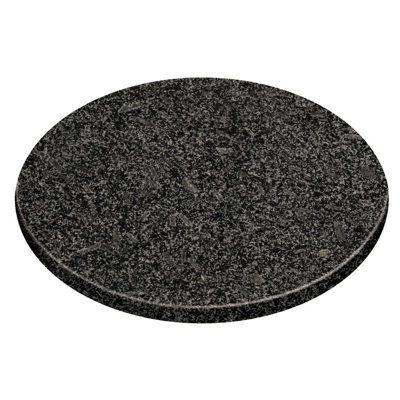 B&Q -  Black Speckled Granite Round Chopping And Serving BoardDurable Granite Cutting Board