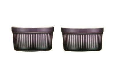 B&Q -  Ovenlove Graduated Purple Ramekins