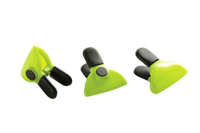 Orsina Stylish Set Of Three Lime Green Magnetic ClipsPractical Design Magnetic Cips For KitchenDurable Clips from B&Q