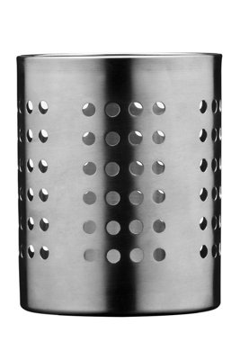 Orsina Brushed Stainless Steel Cutlery Caddy from B&Q