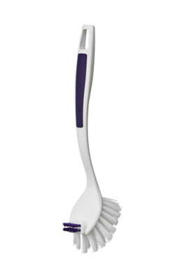 Premier Housewares Dish Brush, Purple, Plastic/Soft Grip Handle - Image 4