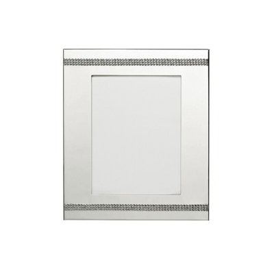 Orsina Silver Plate Steel 4 X 6" Photo Frame from B&Q