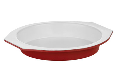 Orsina Ecocook Red 29Cm Cake Tin With Handles from B&Q