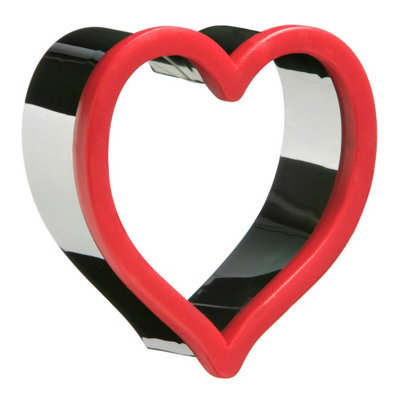Premier Housewares Essentials By Premier Coloured Abs Heart Cookie Cutter