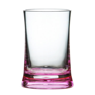 Orsina Acrylic Bathroom Hot Pink Tumbler from B&Q