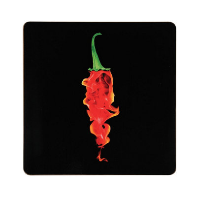 Orsina Flaming Chilli PlacematsSet Of 4 from B&Q
