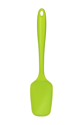 Orsina Lime Green Silicone TurnerNon-Stick Slotted Spatula With Ergonomic HandleHeat Resistant Up To 240Degrees, from B&Q